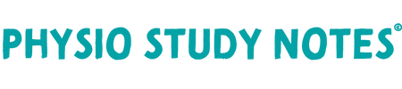 Teal Blue Physio Study Notes logo