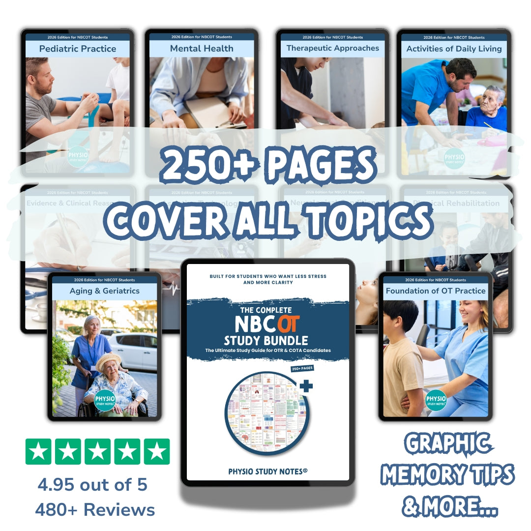 NBCOT study bundle with 250+ pages